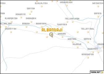 map of Al Bandajī
