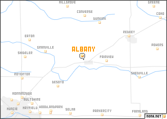 map of Albany