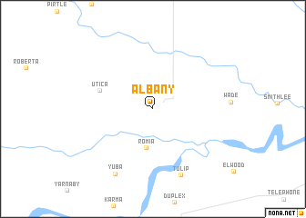 map of Albany