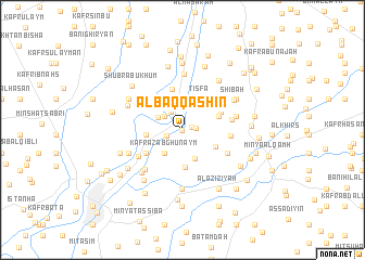 map of Al Baqqāshīn