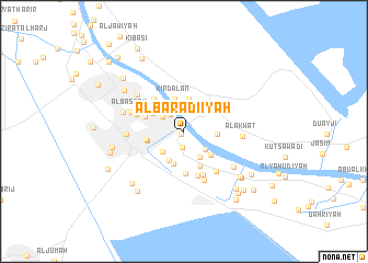 map of Al Baraḑi‘īyah