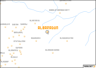 map of Al Baradūn