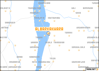 map of Albarka Kwara