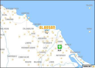 map of Albasan