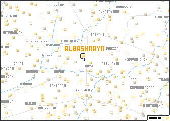 map of Al Bashnayn