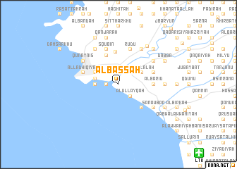 map of Al Başşah