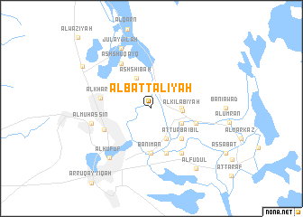 map of Al Baţţālīyah