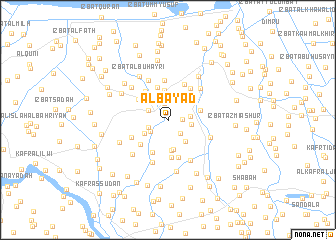 map of Al Bayāḑ