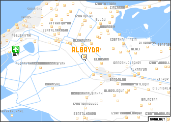 map of Al Bayḑāʼ