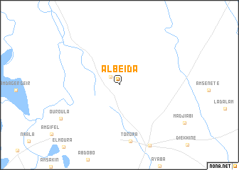 map of Al Beida