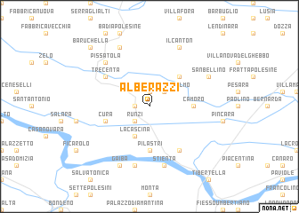 map of Alberazzi