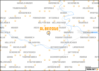 map of Alberode