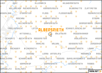 map of Albersrieth