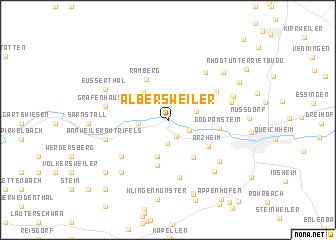 map of Albersweiler