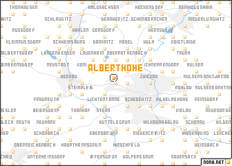 map of Alberthöhe