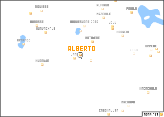 map of Alberto