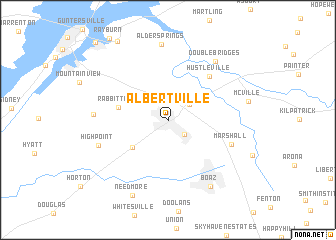 map of Albertville