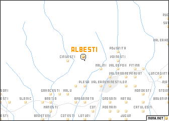 map of Albeşti