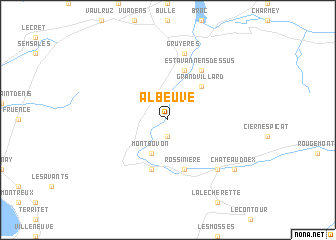 map of Albeuve