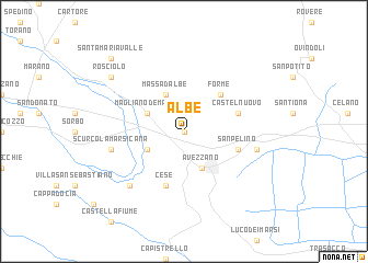 map of Albe