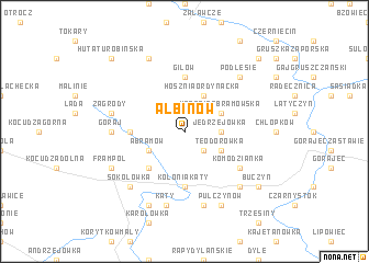 map of Albinów