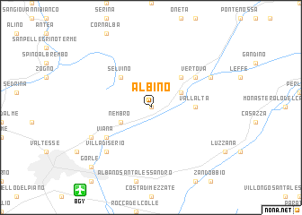 map of Albino