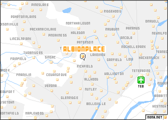 map of Albion Place