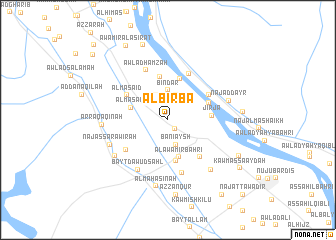 map of Al Birbā