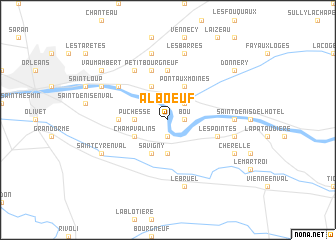 map of Alboeuf