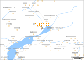 map of Albonico