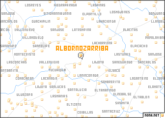 map of Albornoz Arriba