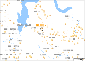map of Alborz