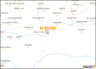 map of Al Bouâb