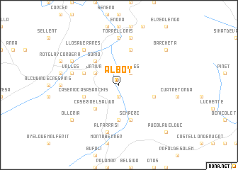 map of Alboy