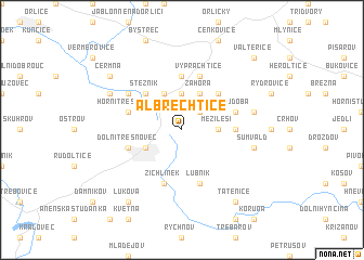 map of Albrechtice