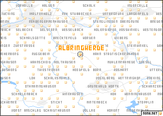 map of Albringwerde