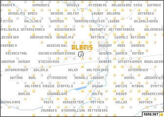 map of Albris