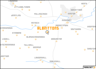 map of Albrittons