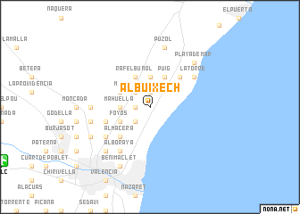 map of Albuixech