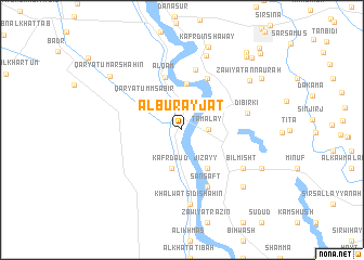 map of Al Burayjāt