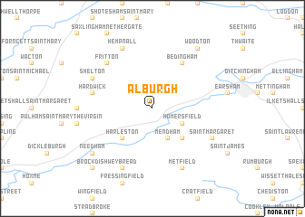 map of Alburgh