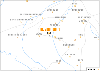 map of Ālbū Riḑān