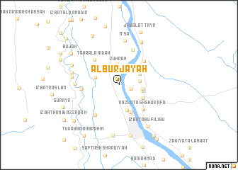 map of Al Burjāyah