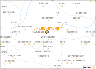 map of Al Buwayḑah