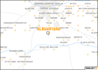 map of Al Buwayḑah