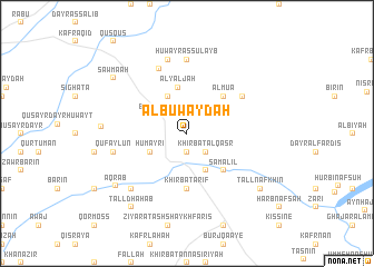 map of Al Buwayḑah