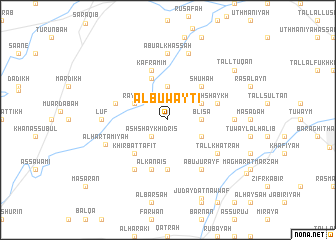 map of Al Buwayţī