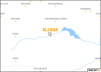 map of Alcaide