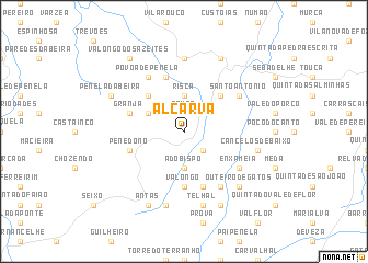 map of Alcarva