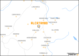 map of Alcatambo